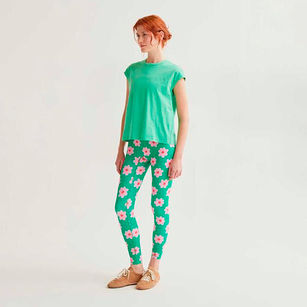 Camiseta-algodón-verde