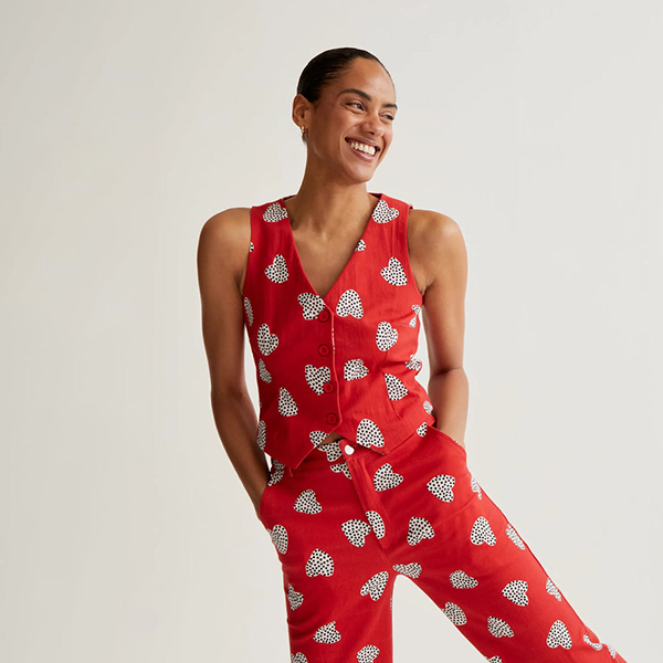 Chaleco-estampado-Harmony-Red