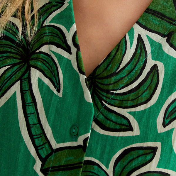 Chaleco-estampado-Palm-Tree