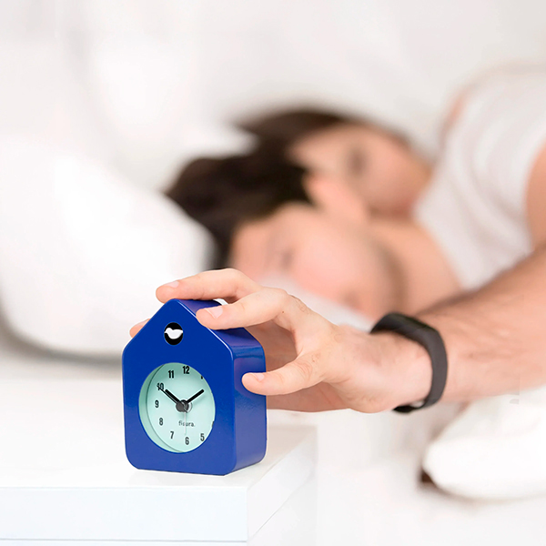 Reloj Despertador Casita Azul