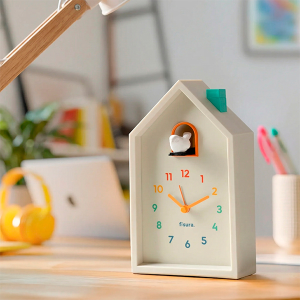 Reloj Despertador Cuco Multicolor