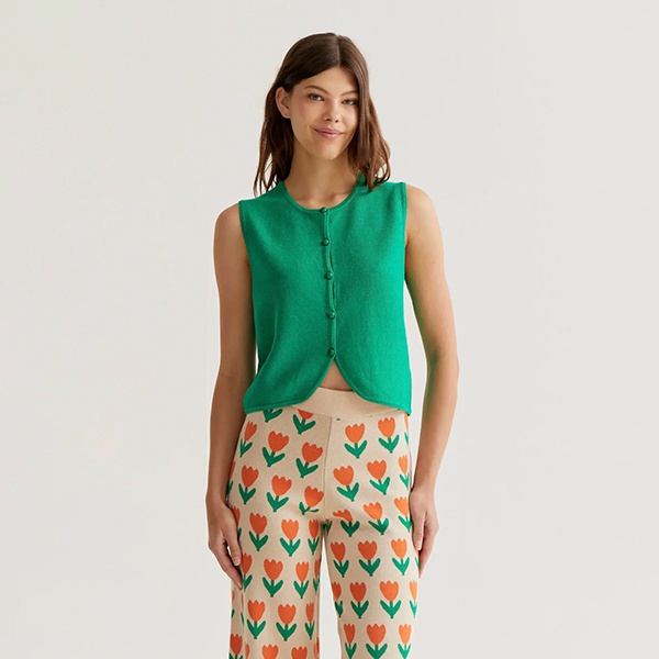 Top-chaleco-punto-verde