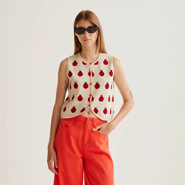 Top-punto-estampado-Red-Coccinella