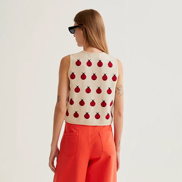 Top-punto-estampado-Red-Coccinella
