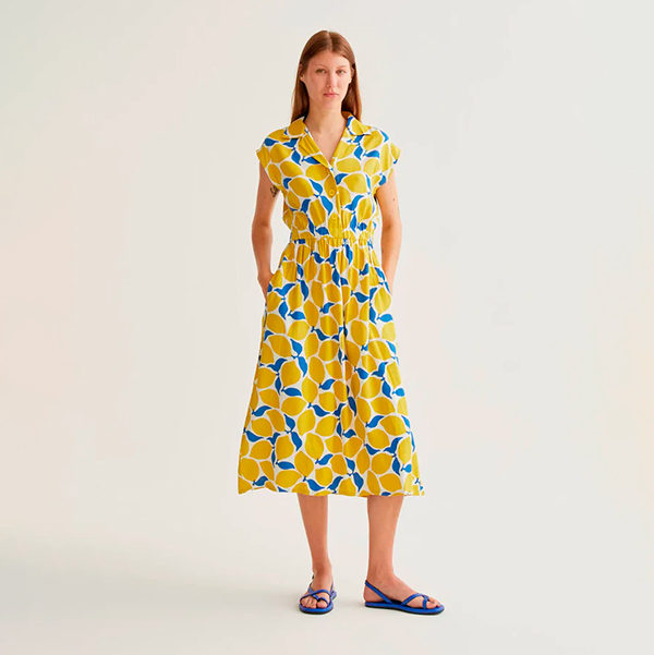 Vestido-midi-estampado-Limoncello