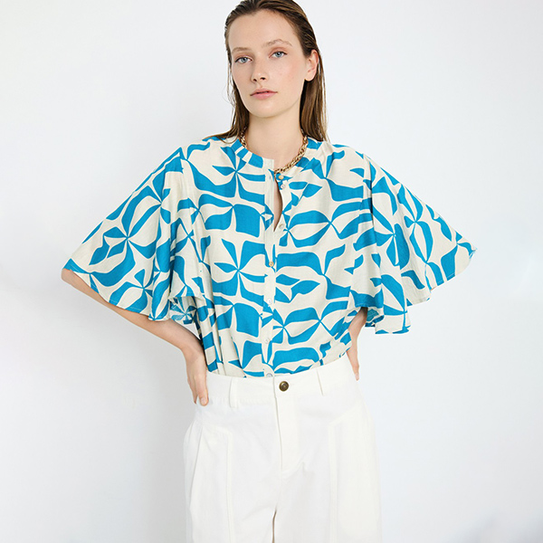 Abstract Print Shirt Bonnie
