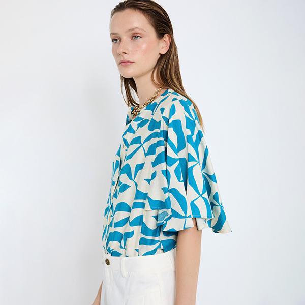 Abstract Print Shirt Bonnie