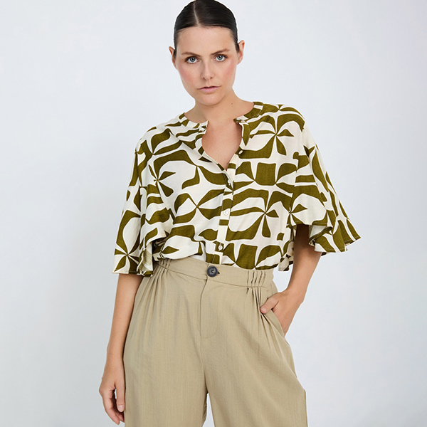Abstract Shirt Print Nile