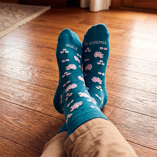 Calcetines Abuela Flores