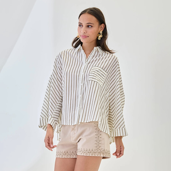 Camisa Oversize Rayas