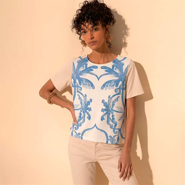 Camiseta Azul Golfinho