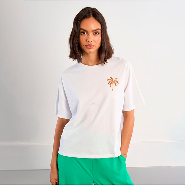 Camiseta White Palm