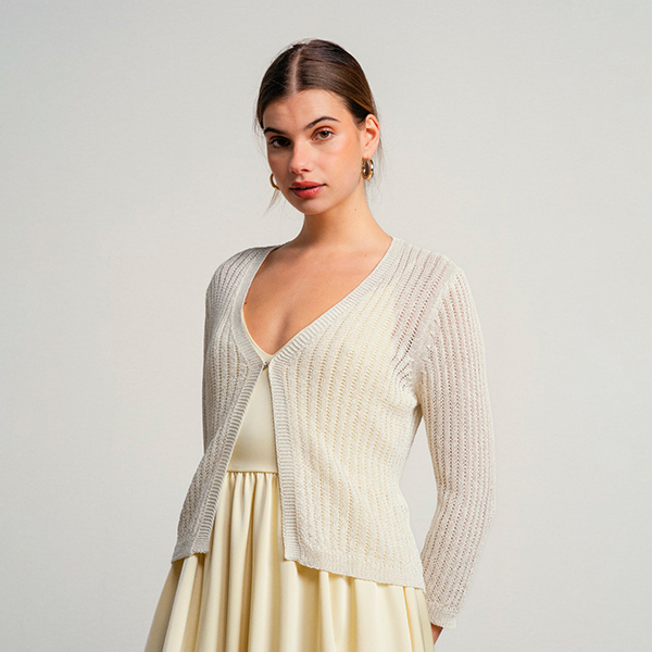 Cárdigan Perola Lúrex