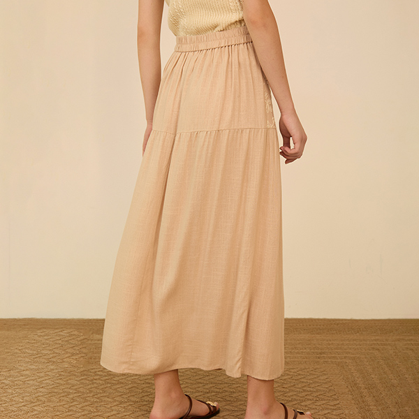 Falda larga bordado Nut