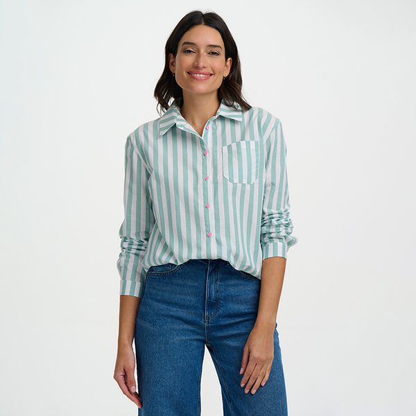 Finley Shirt Stripe Green