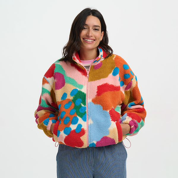 Hartley Zip Up Bomber Floral
