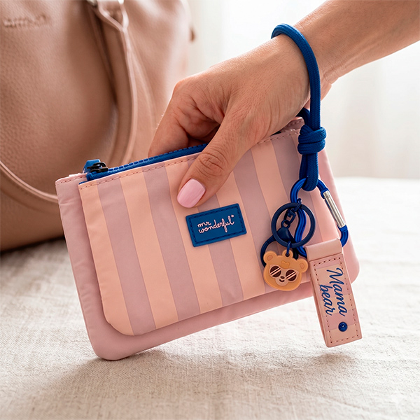 Pack Monedero + Llavero Mamá Osa