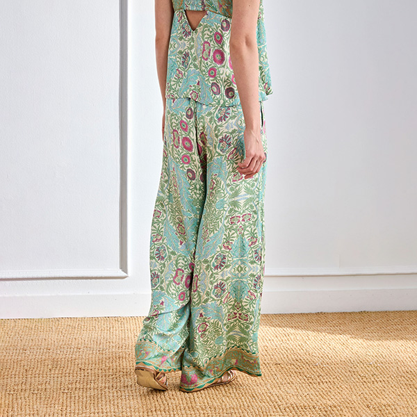 Pantalon Estampado Botánico