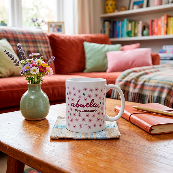 Taza Abuela Flores