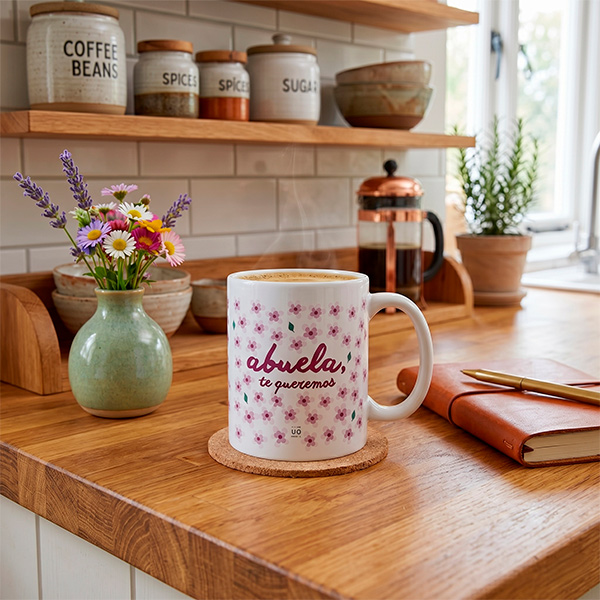 Taza Abuela Flores