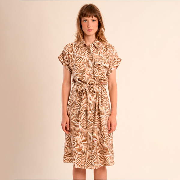 Vestido Camel Mathil