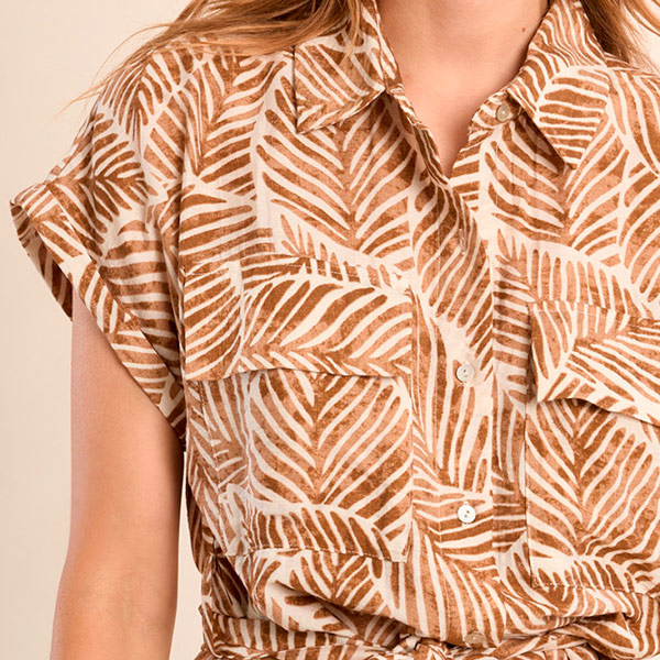 Vestido Camel Mathil