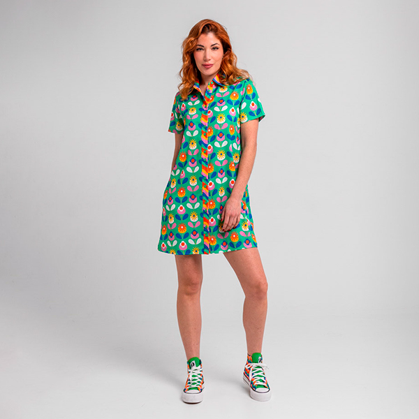 Vestido-Camisero-Mini-Floreciendo