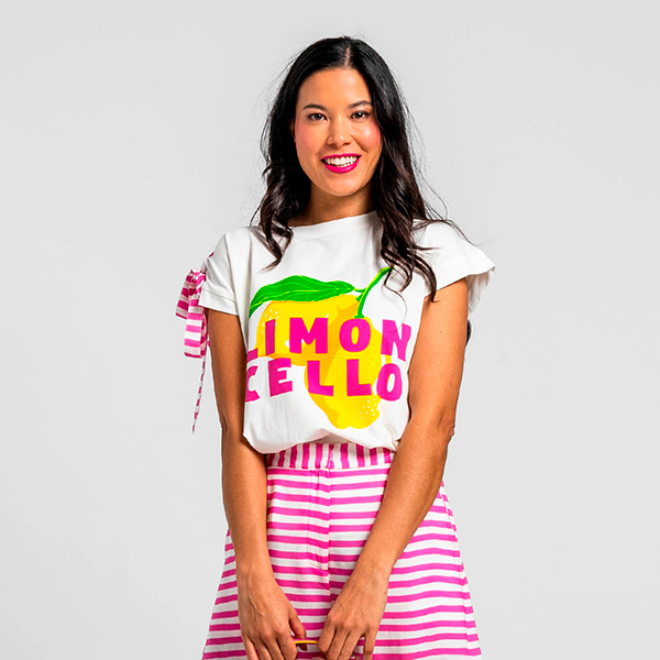 Camiseta-Lazada-Blanca-Limoncello