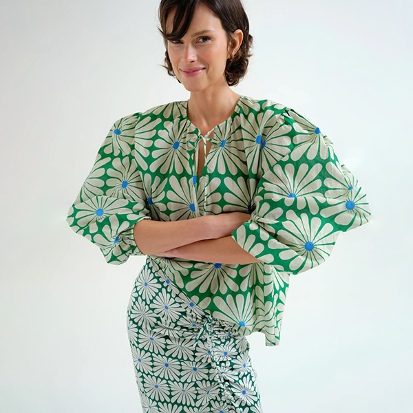 Top-Playero-Olive-Flower-Green