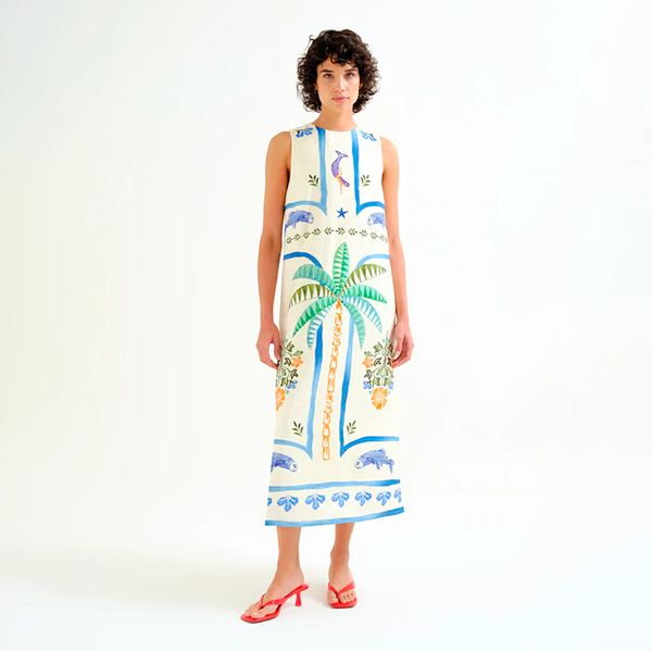 Vestido Largo Palm & Mermaid