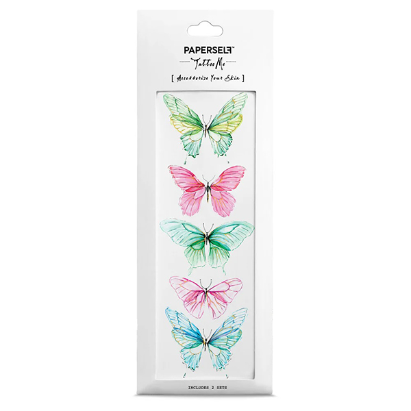 Tatuaje Temporal Butterflies
