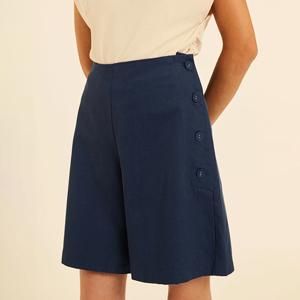 Bermudas-Botones-Azul