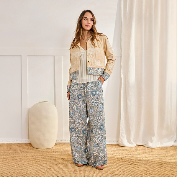 Pantalon-Estampado-Floral-Blue