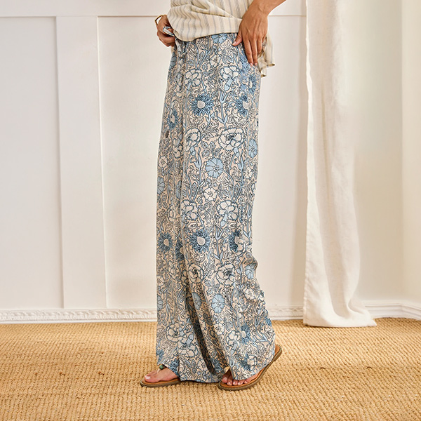 Pantalon-Estampado-Floral-Blue