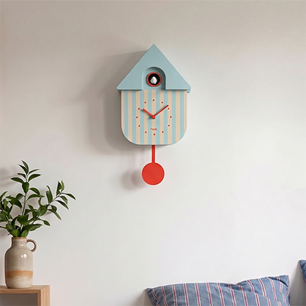 Reloj Cuco Rayas Azul y Beige