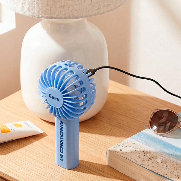 Ventilador portatil air conditioning azul