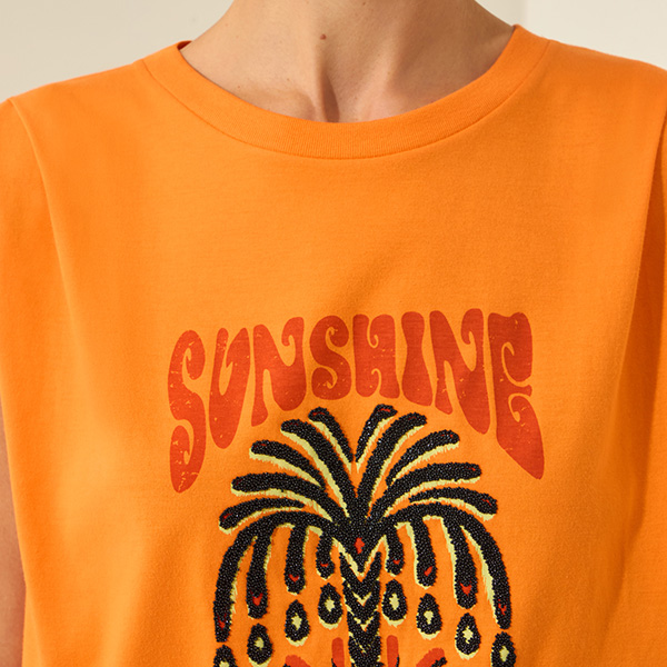 Camiseta Naranja Summertime