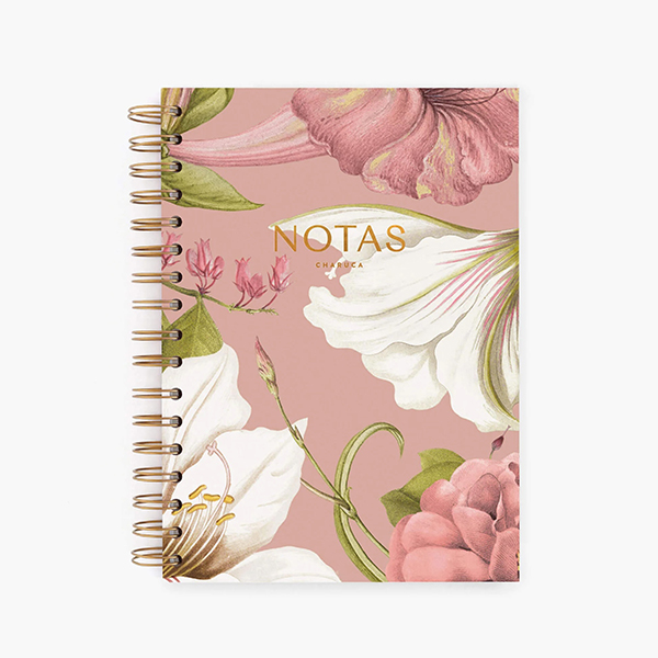 Cuaderno A5 Floral Pink