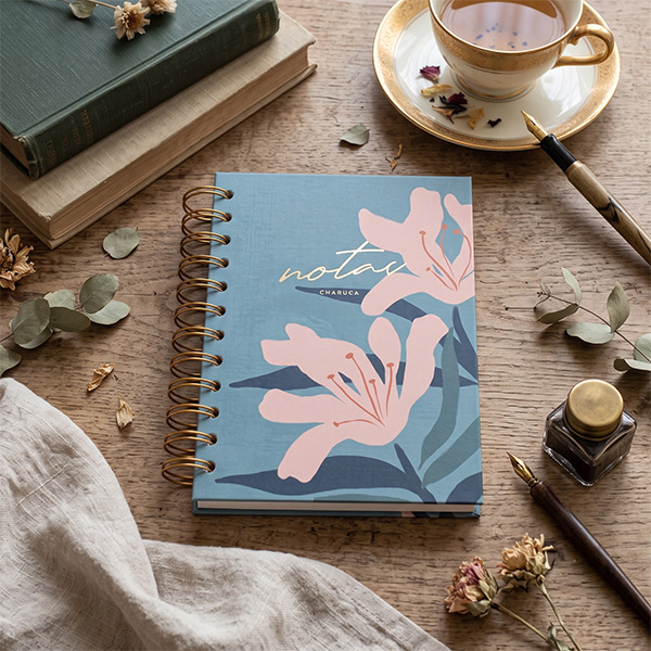 Cuaderno Mini Blue Bloom