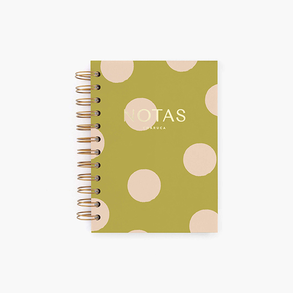 Cuaderno Mini Topos Verde