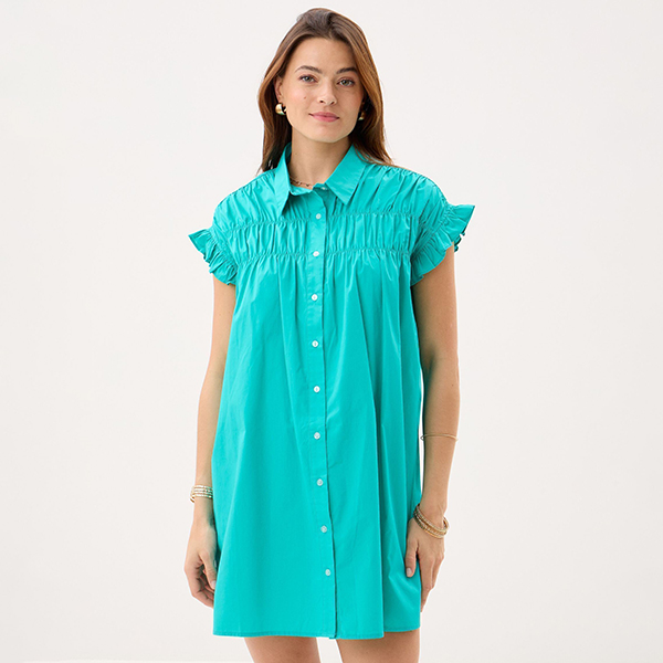 Vestido Corto Woven Mint