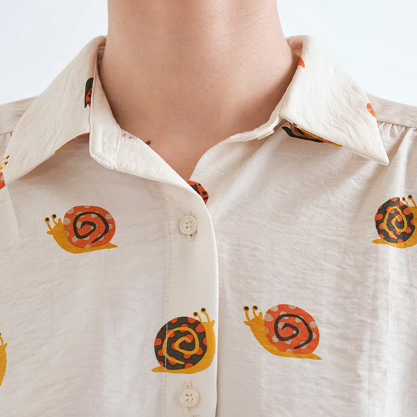 Camisa Estampado Caracoles