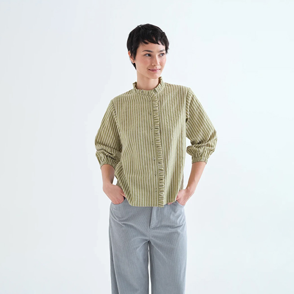 Camisa Rayas Verdes