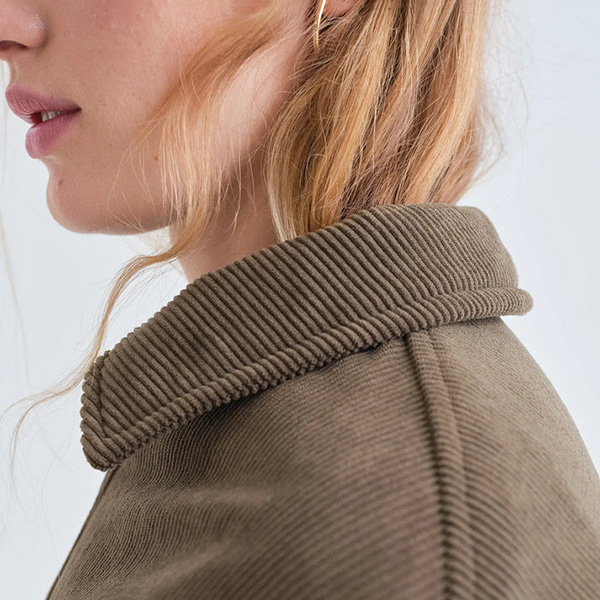 Chaqueta Pana Verde