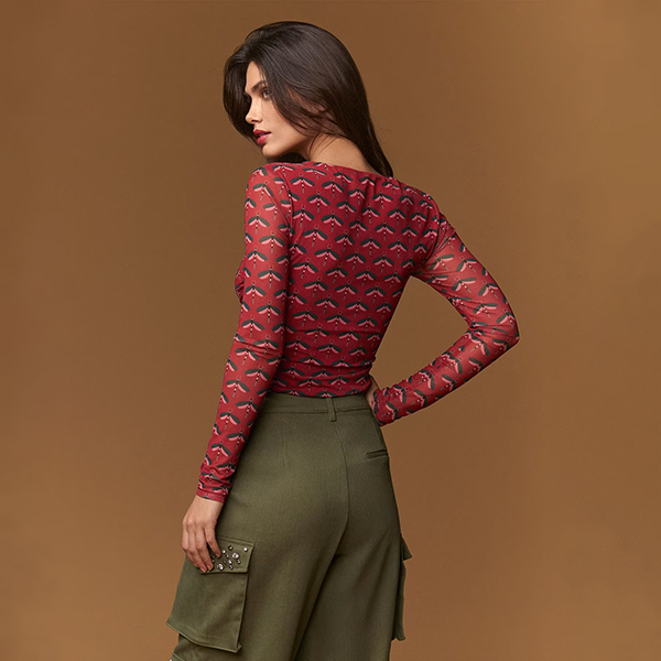 Red Dragonfly Top