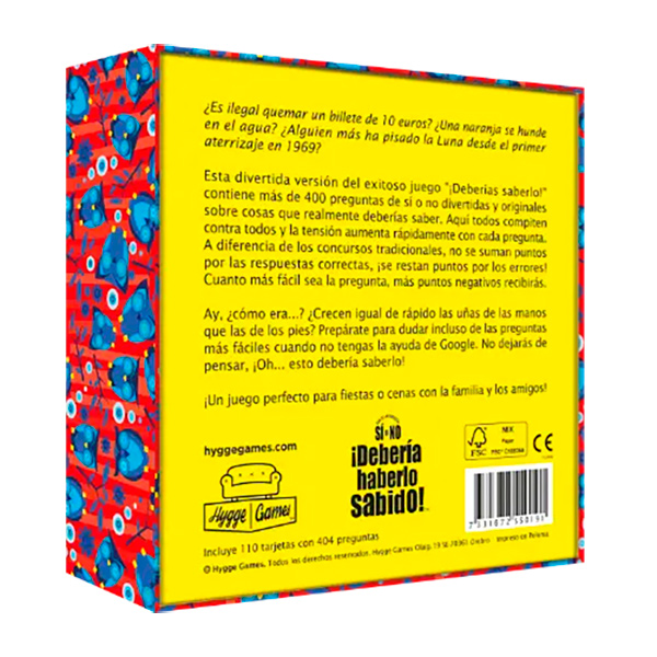 Debería haberlo sabido - Sí o no