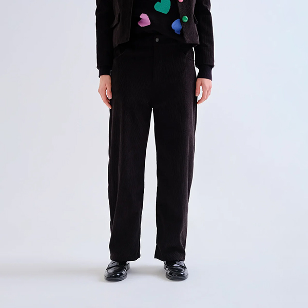 Pantalón Pana Negro