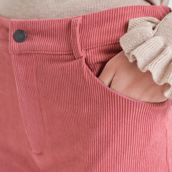 Pantalón Pana Rosa